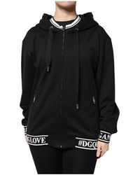 Dolce & Gabbana - Zipup Hoodie Breiwerk - Lyst