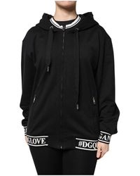 Dolce & Gabbana - Zipup Hoodie Breiwerk - Lyst