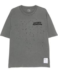 Satisfy - Fitness ,Grijs ,Katoen Moth Tech T-Shirt - Lyst