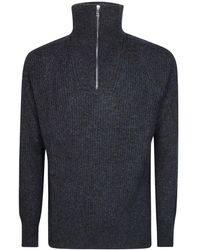 Amaranto - Truien & Vesten ,Grijs ,Maglia - Lyst