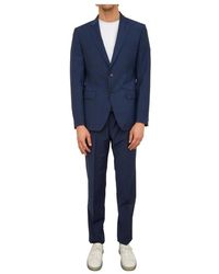 HUGO - Stijlvol Blauw Pak Voor Mannen - Lyst