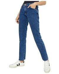 One Teaspoon - Blaue trucker straight low waist jeans - Lyst