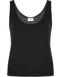 Saint Laurent - Modal Blend Tank Top - Lyst