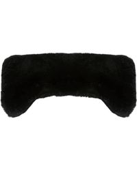 Yves Salomon - Accessoires ,Zwart ,Bandeau - Lyst