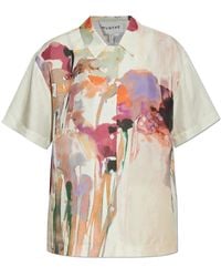 Munthe - Overhemden ,Veelkleurig ,Leer Zijden Shirt Piane - Lyst