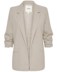 Soaked In Luxury - Stilvolle blazer jacke shadow - Lyst