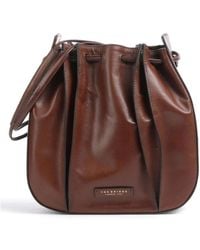 The Bridge - Braune Schulter Bucket Tasche Camilla - Lyst