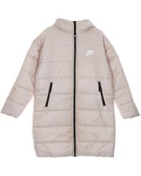 Nike - Fitness ,Roze ,Polyester Therma-Fit Repel Classic Hooded Parka - Lyst