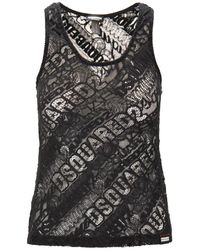 DSquared² - Sleeveless Tops - Lyst