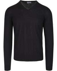 Fedeli - V-Neck Knitwear - Lyst