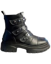 Steve Madden - Ankle boots high-level action leder - Lyst