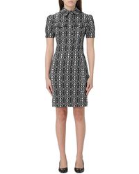 Max Mara - Weißes Kleid Mit Kragen, Eleganter Stil - Lyst