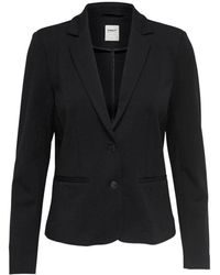 ONLY - Eleganter Schwarzer Viskose-Blazer - Lyst