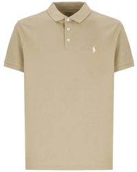 Ralph Lauren - Baumwoll-Piqué-Polohemd Mit Drei Knöpfen - Lyst