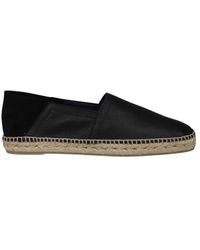 Castañer - Leder Espadrilles Mit Juteinsatz - Lyst