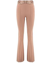 Elisabetta Franchi - Wide Trousers - Lyst