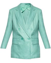 Max Mara - Jassen ,Groen ,Katoen Olimpia Blazer - Lyst