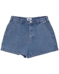 Obey - Denim Shorts - Lyst