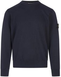 Stone Island - Round-Neck Knitwear - Lyst