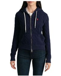 Ralph Lauren - Damenbekleidung Sweatshirts Blu Ss25 - Lyst