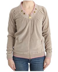 Roberto Cavalli - Zip-Up Vest Met Gouden Accenten - Lyst