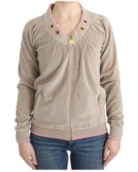 Roberto Cavalli - Zip-Up Vest Met Gouden Accenten - Lyst