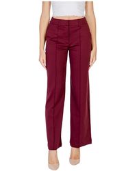 Ichi - Wide Trousers - Lyst