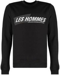 Les Hommes - Rundhals-Pullover - Lyst
