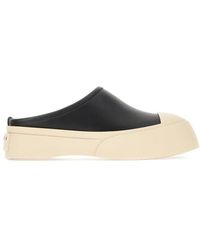 Marni - Leder-Mules - Lyst