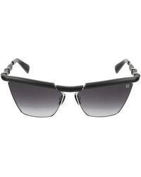 Balmain - Accessoires ,Zwart ,Stijlvolle Zonnebril Victoire - Lyst