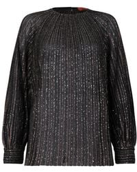 Missoni - Gestreepte Paillettenblouse - Lyst
