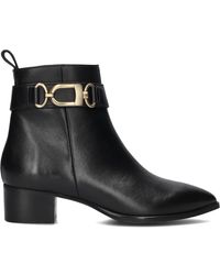 Notre-v - Schwarze Wildleder-Stiefel Mit Hohem Absatz - Lyst