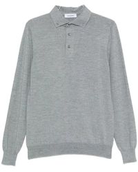 Gran Sasso - Polo Met Lange Mouwen En Knoopjes - Lyst