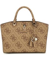 Guess - Lorelei Girlfriend Schultertasche Latte - Lyst
