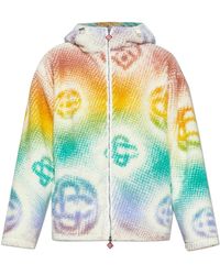 CASABLANCA - Halftone Monogram Fleece Jacket - Lyst