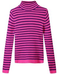 Pom - Truien & Vesten ,Veelkleurig ,Polyester Riley Gestreepte Pullover - Lyst