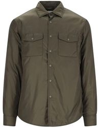 Aspesi - Jassen ,Groen ,Nylon Stijlvolle Jas - Lyst