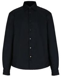 BOSS - Overhemden ,Zwart ,Polyester Luke Padded Overshirt - Lyst