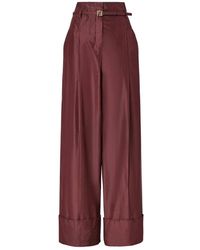 Fendi - Wide Trousers - Lyst