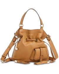 Lancel - 1Er Flirt Braune Handtasche Eimerstil - Lyst