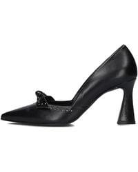 Lodi - Schwarze Lederpumps Mit Spitzer Zehenpartie - Lyst