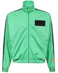 Heron Preston - Jassen ,Groen ,Katoen Contrast Logo Sweatshirt - Lyst