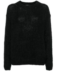 P.A.R.O.S.H. - Zwarte Trui Maglia - Lyst