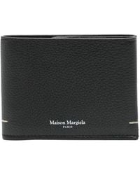 Maison Margiela - Schwarze Bi-Fold Geldbörsen Und Kartenhalter - Lyst