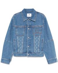 Marine Serre - Denim Jackets - Lyst