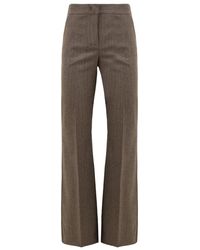 Drumohr - Wide Trousers - Lyst
