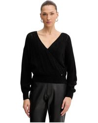 Guess - V-Neck Truien - Lyst