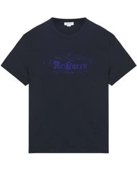 McQueen - Tops ,Blauw ,Stijlvolle T-Shirts En Polos - Lyst