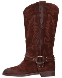 GISÉL MOIRÉ - Cowboy & Biker Boots - Lyst