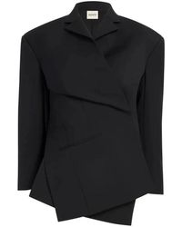 KHAITE - Wikkel Blazer Jas - Lyst
